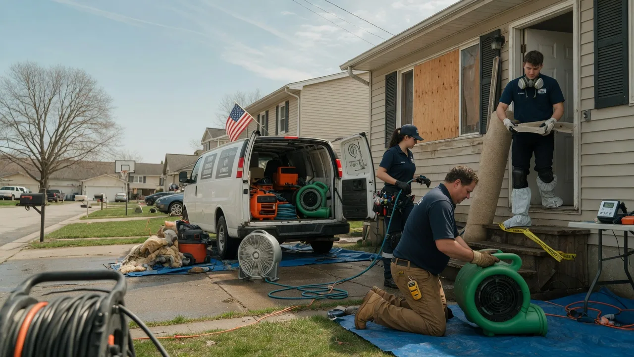 Water Damage Restoration in Fredericktown, PA near me